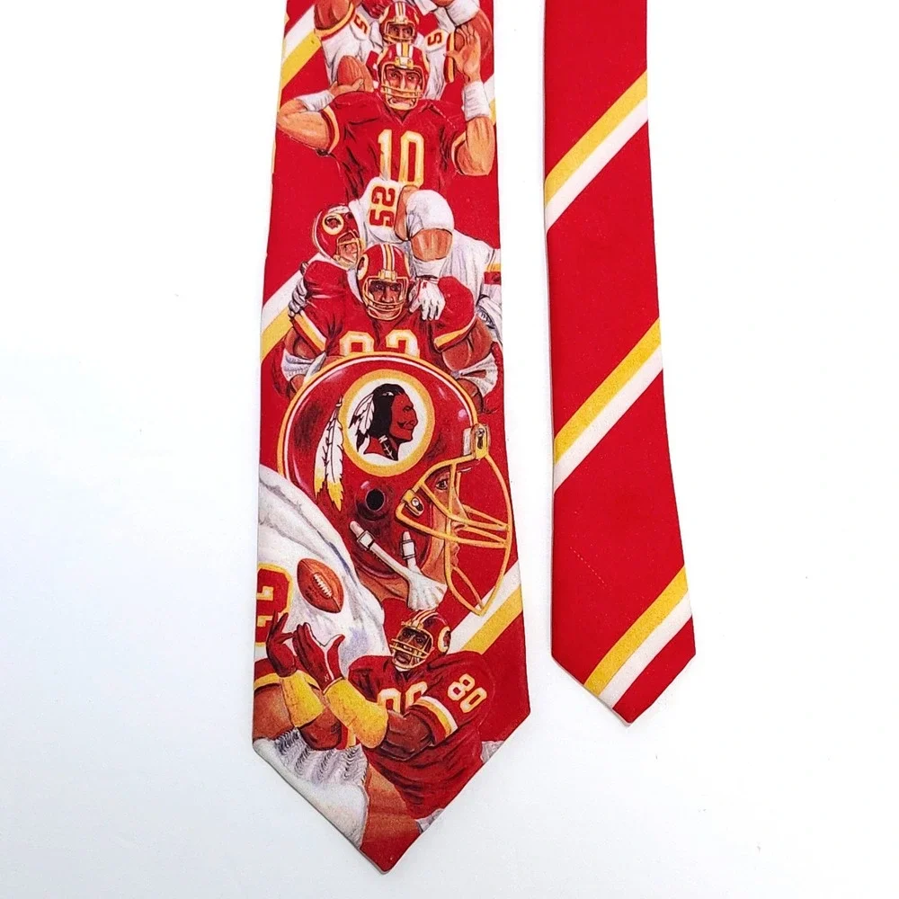 Ralph Marlin Washington Redskins Neck Tie Vintage 1990 NFL Football